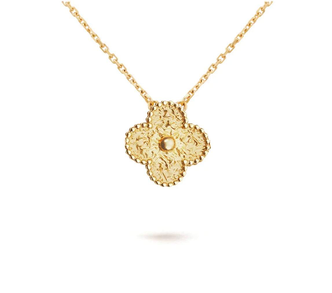 [Novalux]15MM CLOVER FLOWER PENDANT NECKLACE COLLECTION