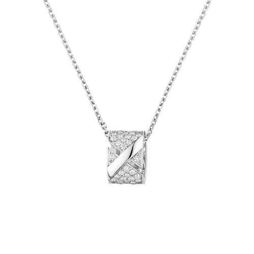 [Novalux]LIENS EVIDENCE DIAMOND PAVED NECKLACE