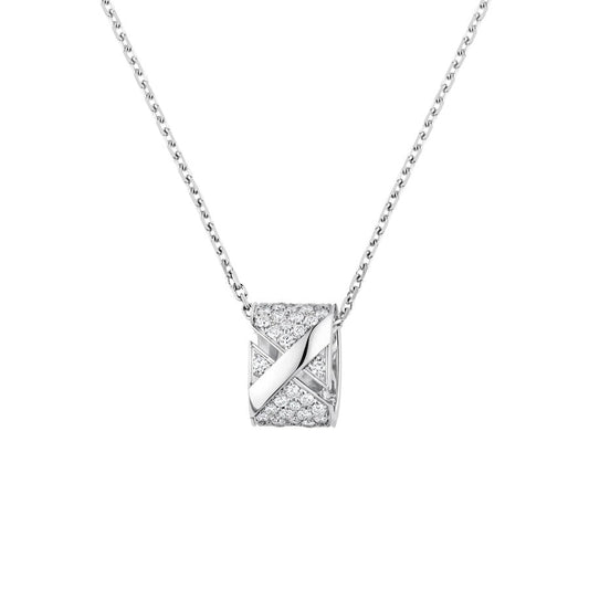 [Novalux]LIENS EVIDENCE DIAMOND PAVED NECKLACE