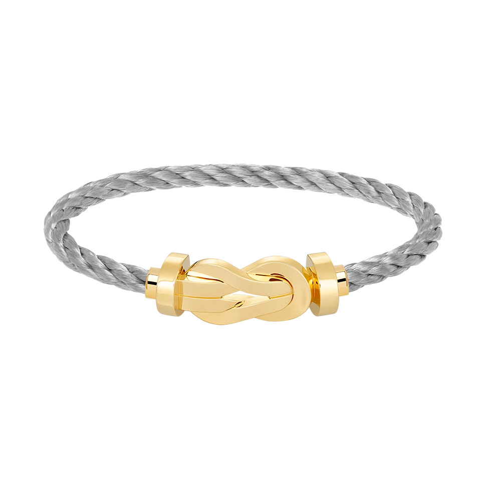 [Novalux]LARGE 8-FIGURE BUCKLE BRACELET - GOLD