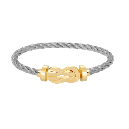 [Novalux]LARGE 8-FIGURE BUCKLE BRACELET - GOLD