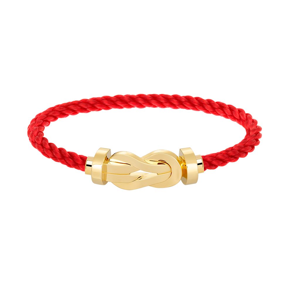 [Novalux]LARGE 8-FIGURE BUCKLE BRACELET - GOLD