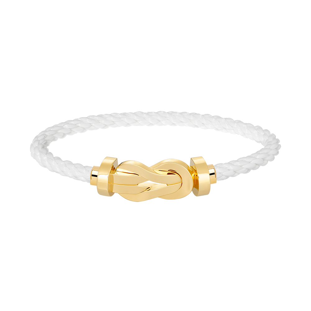 [Novalux]LARGE 8-FIGURE BUCKLE BRACELET - GOLD