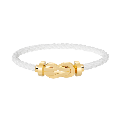 [Novalux]LARGE 8-FIGURE BUCKLE BRACELET - GOLD