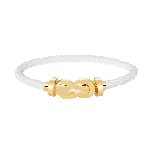 [Novalux]LARGE 8-FIGURE BUCKLE BRACELET - GOLD