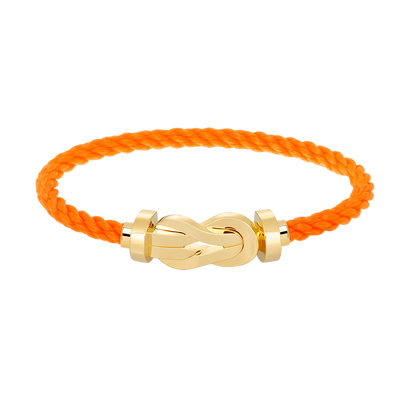[Novalux]LARGE 8-FIGURE BUCKLE BRACELET - GOLD