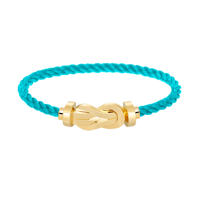 [Novalux]LARGE 8-FIGURE BUCKLE BRACELET - GOLD