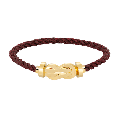 [Novalux]LARGE 8-FIGURE BUCKLE BRACELET - GOLD
