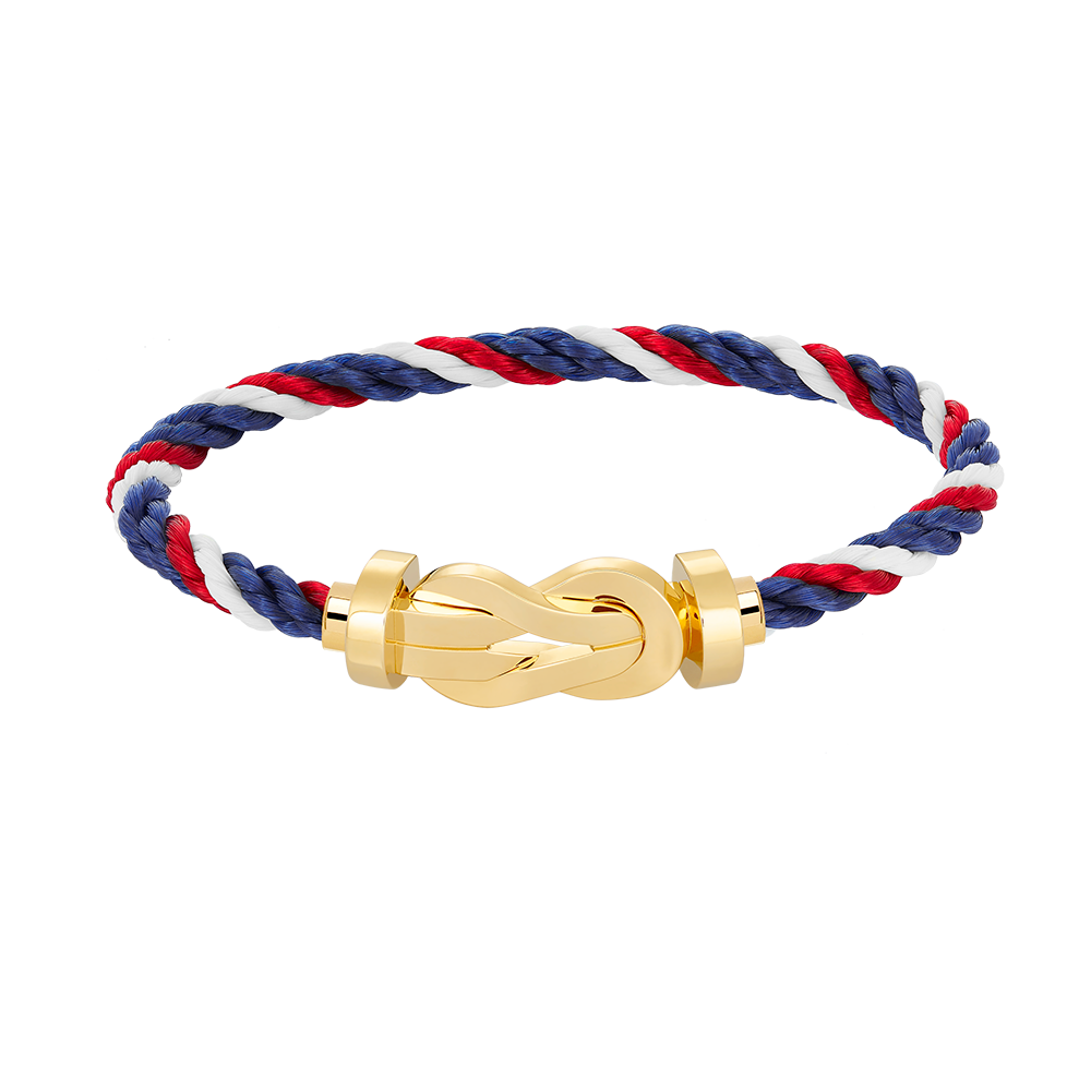 [Novalux]LARGE 8-FIGURE BUCKLE BRACELET - GOLD