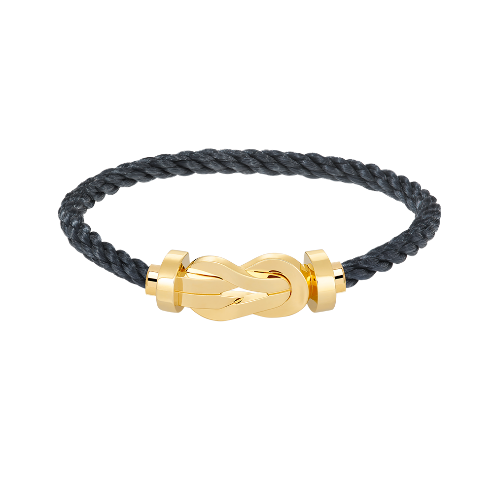 [Novalux]LARGE 8-FIGURE BUCKLE BRACELET - GOLD