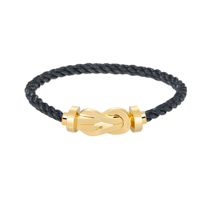 [Novalux]LARGE 8-FIGURE BUCKLE BRACELET - GOLD
