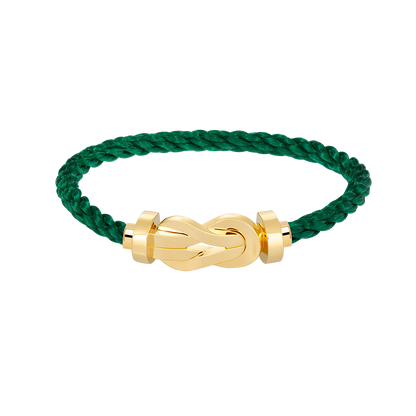 [Novalux]LARGE 8-FIGURE BUCKLE BRACELET - GOLD