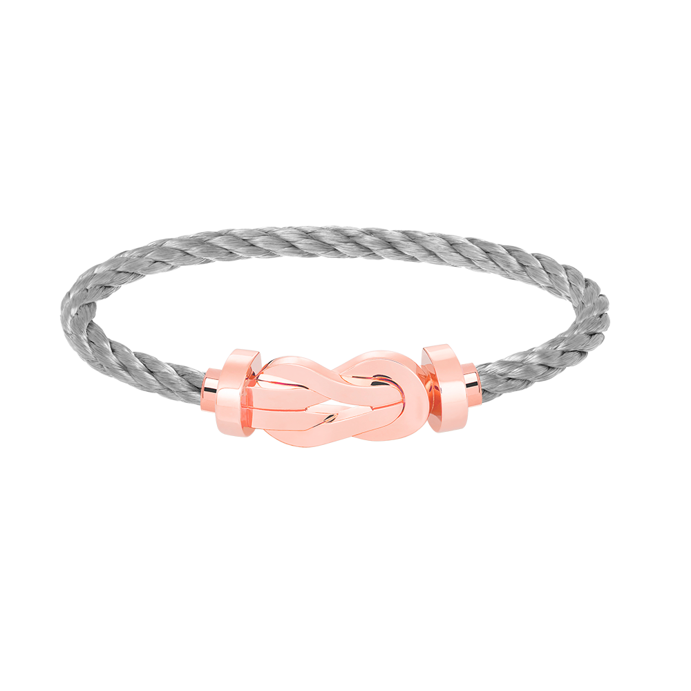 [Novalux]LARGE 8-FIGURE BUCKLE BRACELET - ROSE GOLD
