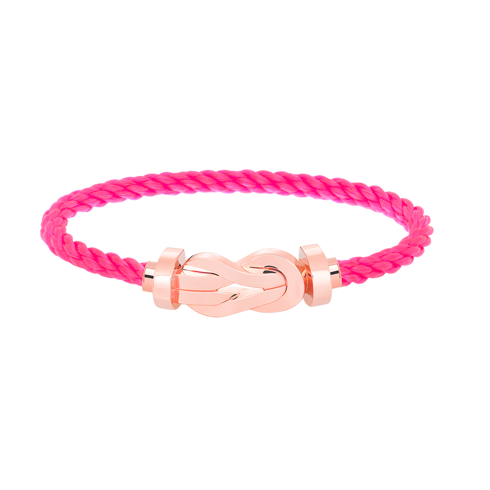 [Novalux]LARGE 8-FIGURE BUCKLE BRACELET - ROSE GOLD