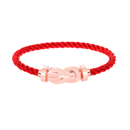 [Novalux]LARGE 8-FIGURE BUCKLE BRACELET - ROSE GOLD
