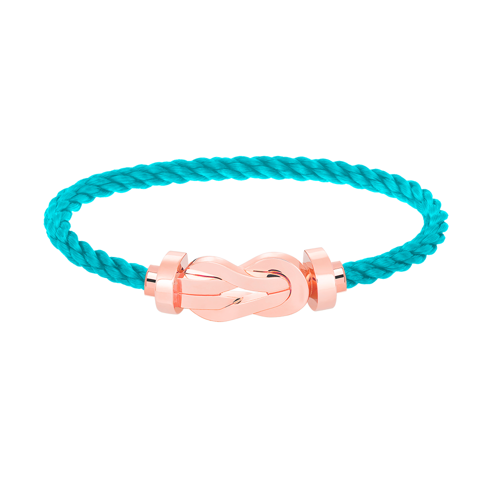 [Novalux]LARGE 8-FIGURE BUCKLE BRACELET - ROSE GOLD
