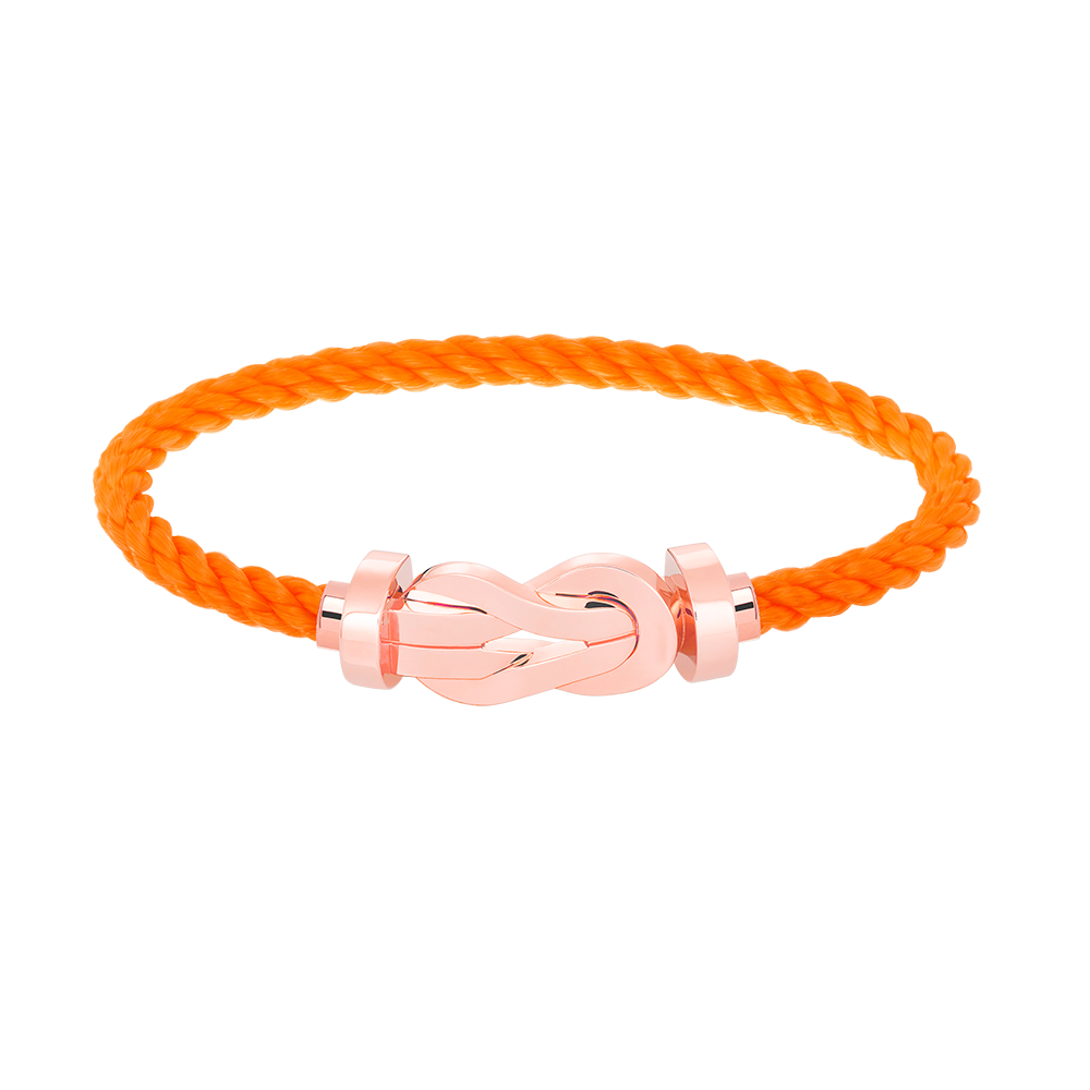 [Novalux]LARGE 8-FIGURE BUCKLE BRACELET - ROSE GOLD