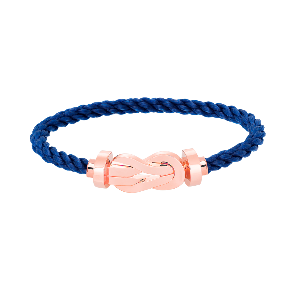 [Novalux]LARGE 8-FIGURE BUCKLE BRACELET - ROSE GOLD