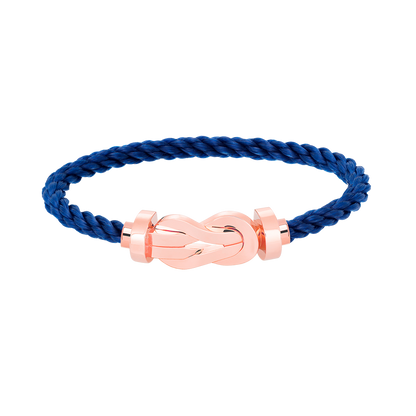 [Novalux]LARGE 8-FIGURE BUCKLE BRACELET - ROSE GOLD