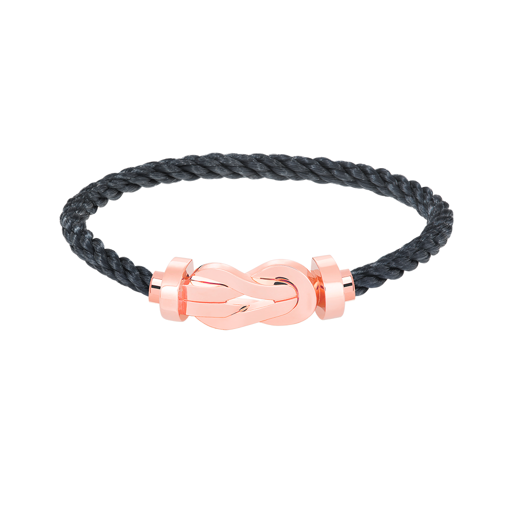 [Novalux]LARGE 8-FIGURE BUCKLE BRACELET - ROSE GOLD
