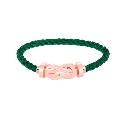 [Novalux]LARGE 8-FIGURE BUCKLE BRACELET - ROSE GOLD