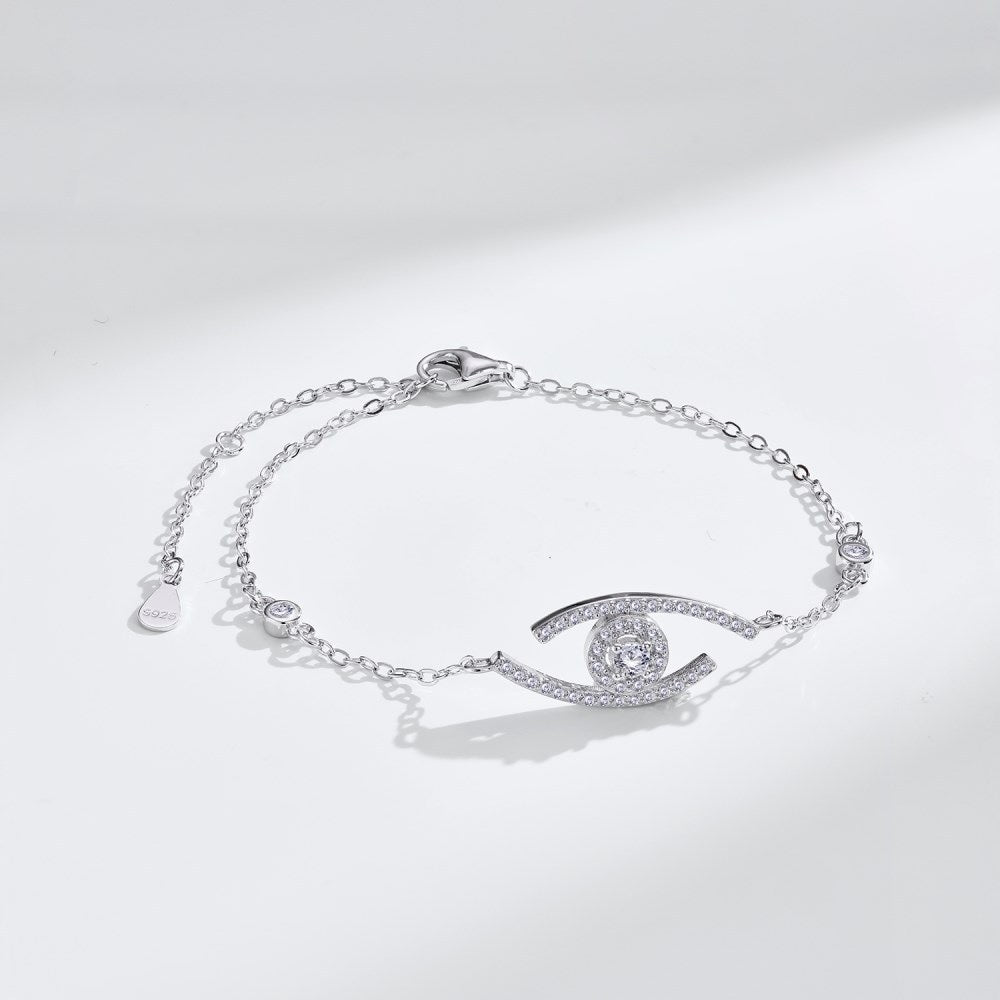 [Novalux]LUCKY EYE PAVÉ-SET DIAMOND BRACELET