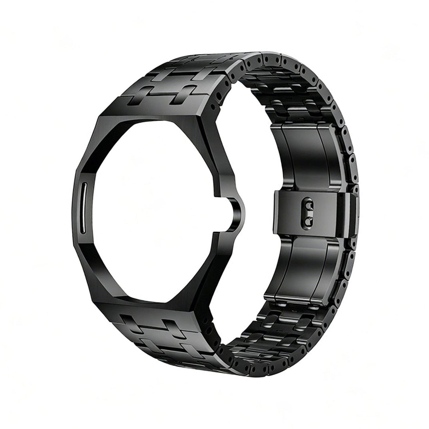 [Novalux]OAK POP BLACK STEEL CASE & SILICONE STRAP