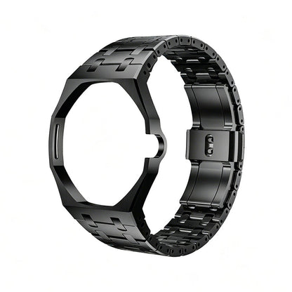 [Novalux]OAK POP BLACK STEEL CASE & SILICONE STRAP