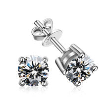 [Novalux]FOUR-PRONG MOISSANITE EARRINGS