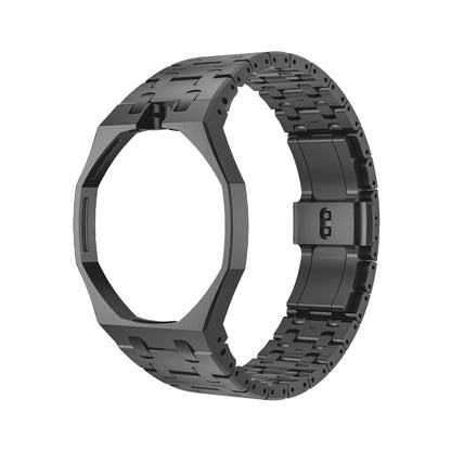 [Novalux]OAK POP BLACK STEEL CASE & SILICONE STRAP