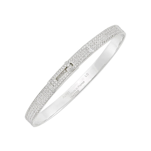 [Novalux]HM KELLY BRACELET IN SILVER AND FULL PAVE DIAMOND
