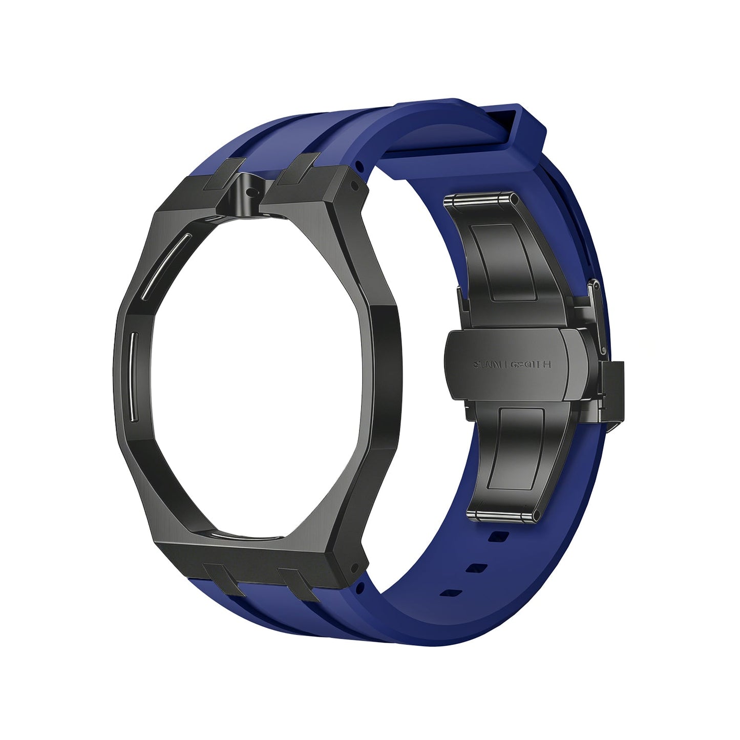 [Novalux]OAK POP BLACK STEEL CASE & SILICONE STRAP