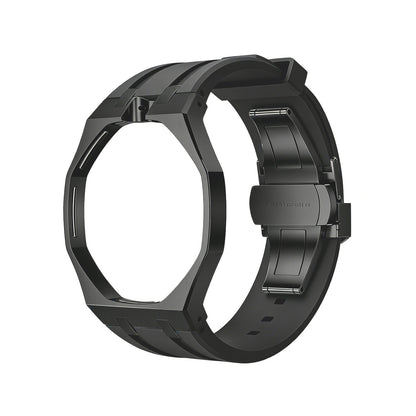 [Novalux]OAK POP BLACK STEEL CASE & SILICONE STRAP