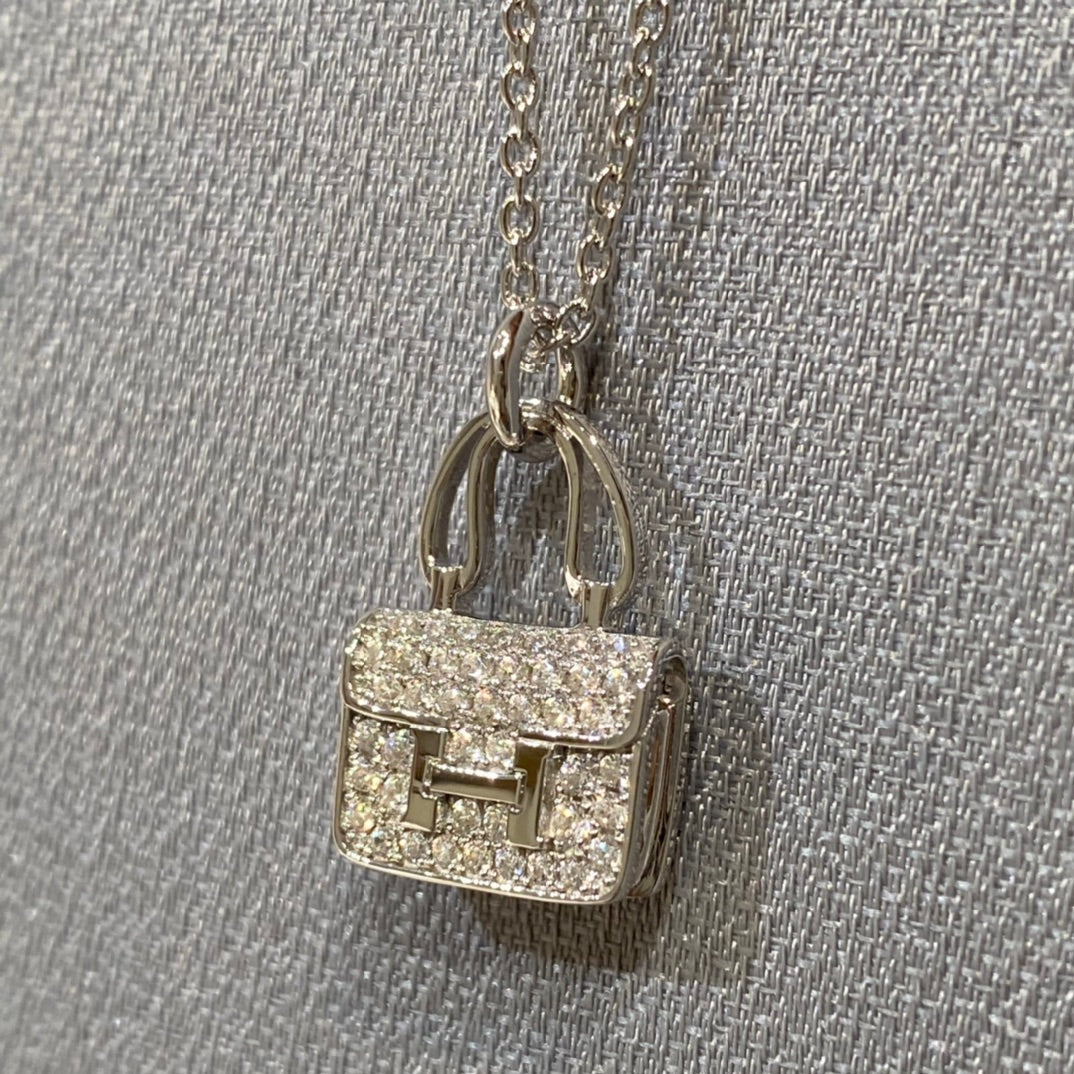 [Novalux]CONSTANCE PEDANT DIAMOND NECKLACE