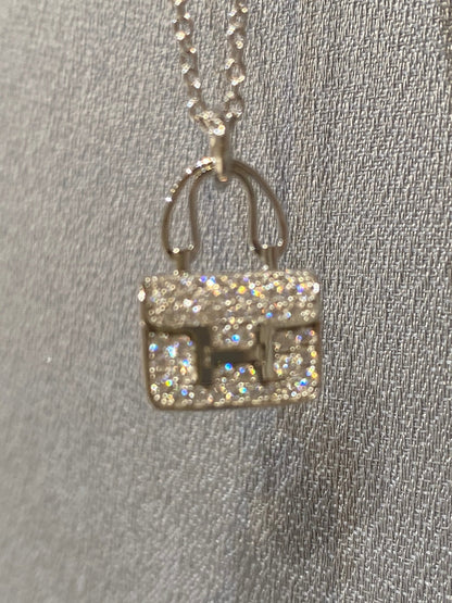 [Novalux]CONSTANCE PEDANT DIAMOND NECKLACE