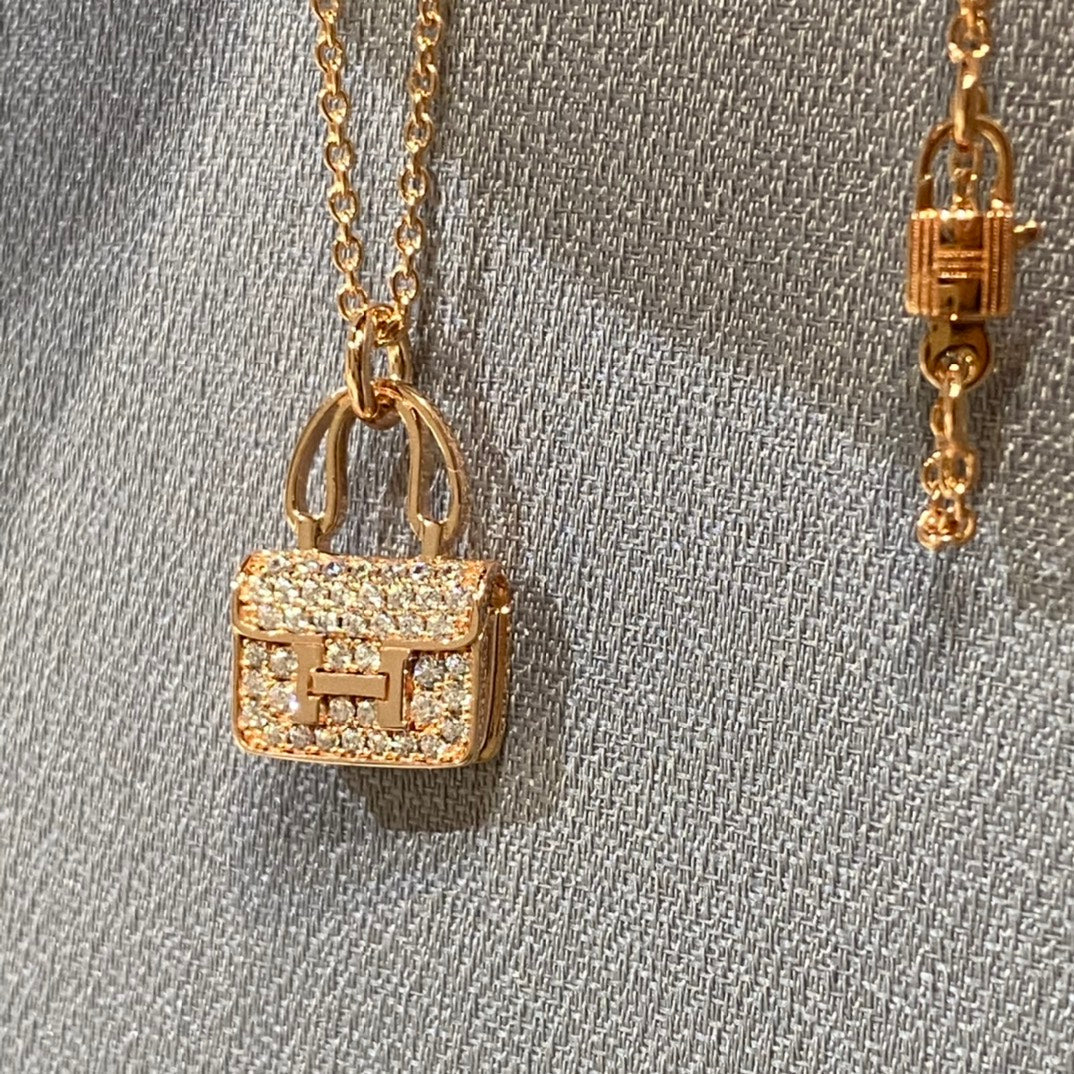 [Novalux]CONSTANCE PEDANT DIAMOND NECKLACE