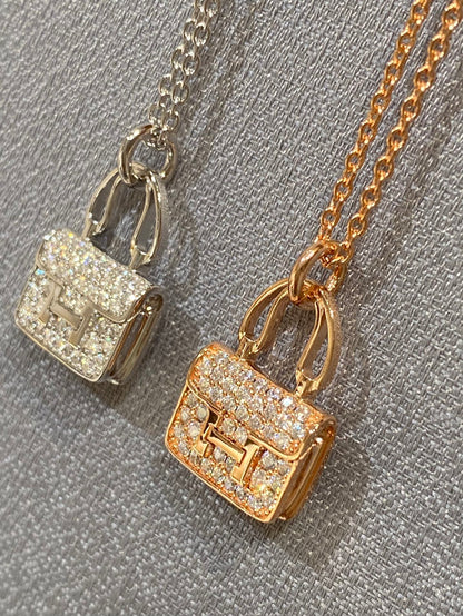 [Novalux]CONSTANCE PEDANT DIAMOND NECKLACE