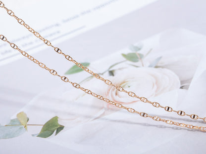 [Novalux]ECHAPPEE NECKLACE ROSE GOLD