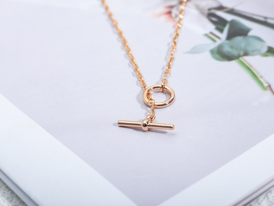 [Novalux]ECHAPPEE NECKLACE ROSE GOLD