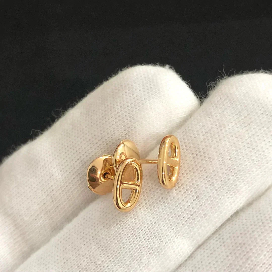 [Novalux]CHAINE SMALL EARRINGS GOLD AND SILVER