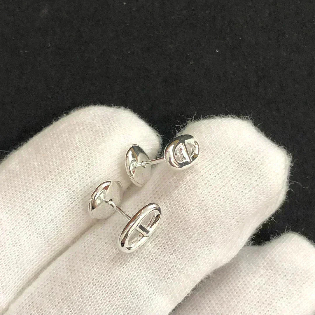 [Novalux]CHAINE SMALL EARRINGS GOLD AND SILVER