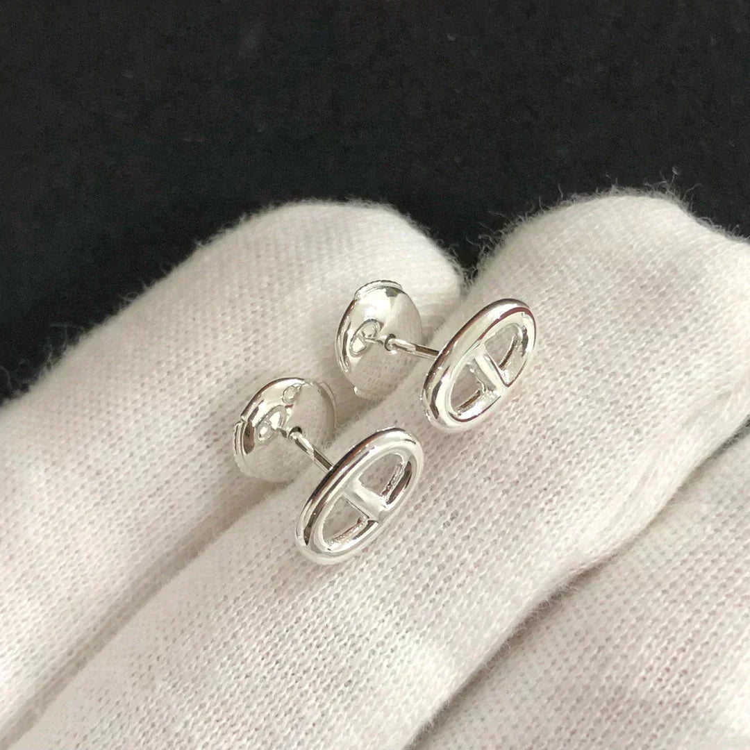 [Novalux]CHAINE SMALL EARRINGS GOLD AND SILVER