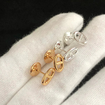 [Novalux]CHAINE SMALL EARRINGS GOLD AND SILVER
