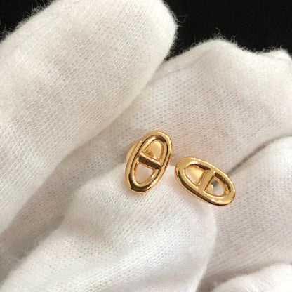 [Novalux]CHAINE SMALL EARRINGS GOLD AND SILVER