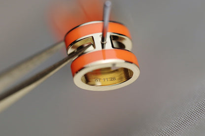 [Novalux]MINI POP H EARRINGS ORANGE