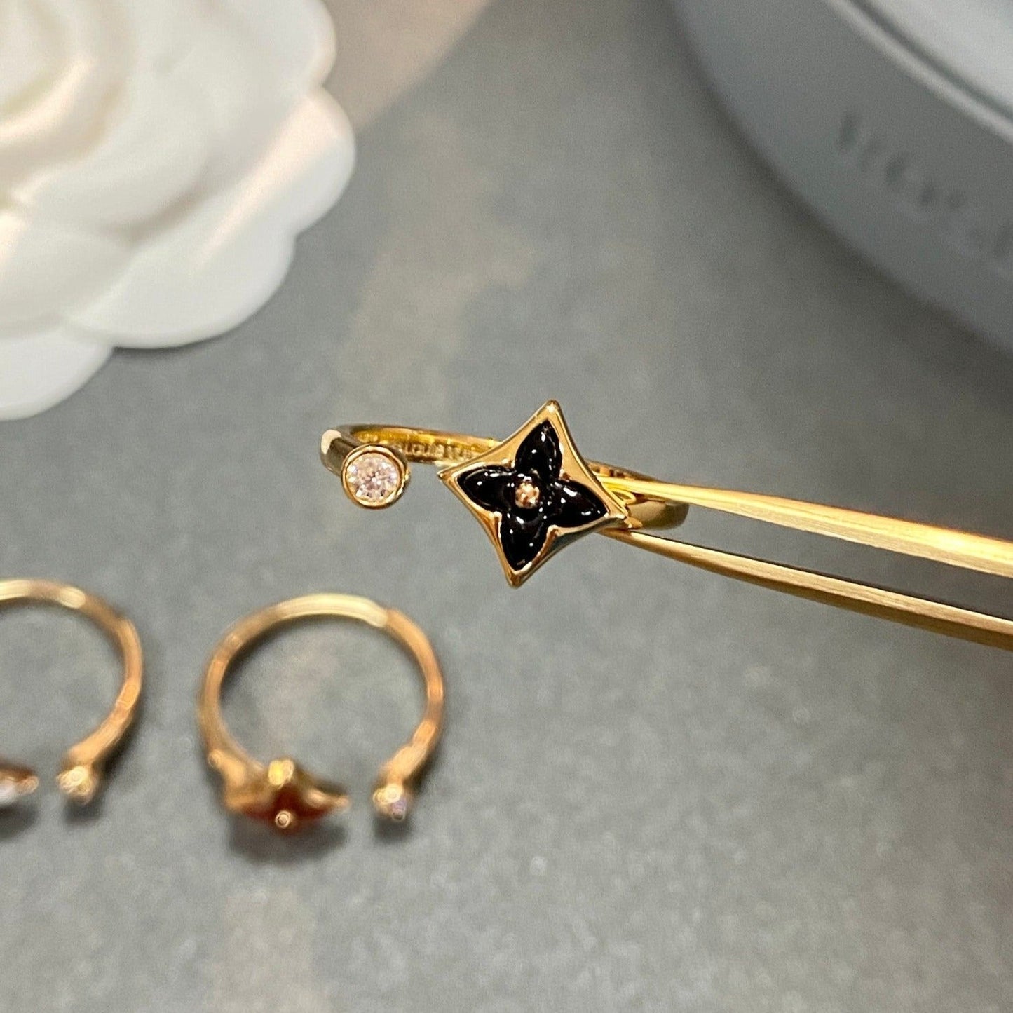 [Novalux]STAR 1 DIAMOND OPEN RING