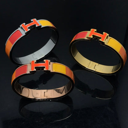 [Novalux]H BRACELET ORANGE RAINBOW CERAMIC
