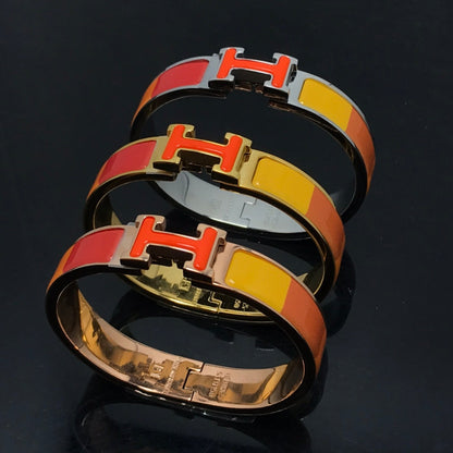 [Novalux]H BRACELET ORANGE RAINBOW CERAMIC