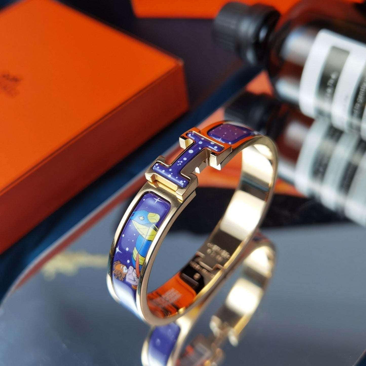 [Novalux]H STAR AND MOON BRACELET 12MM