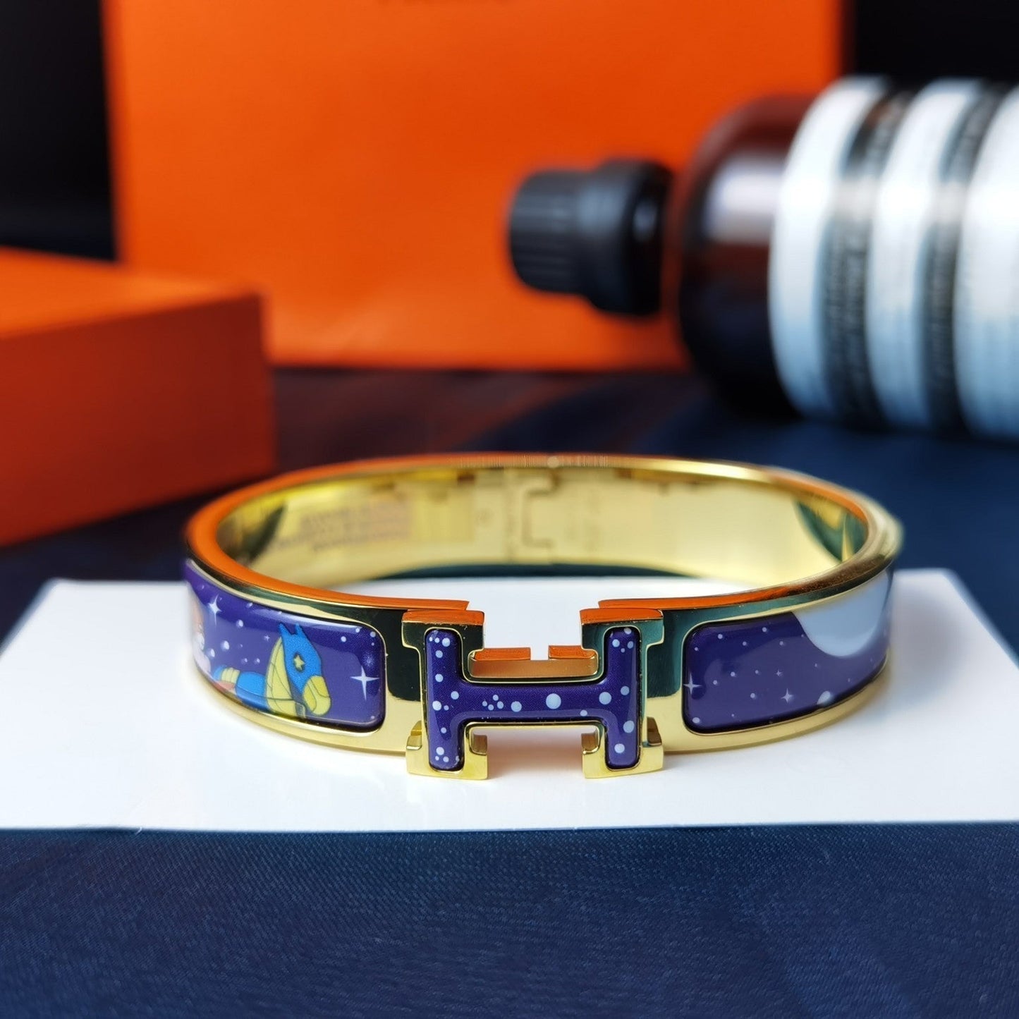 [Novalux]H STAR AND MOON BRACELET 12MM